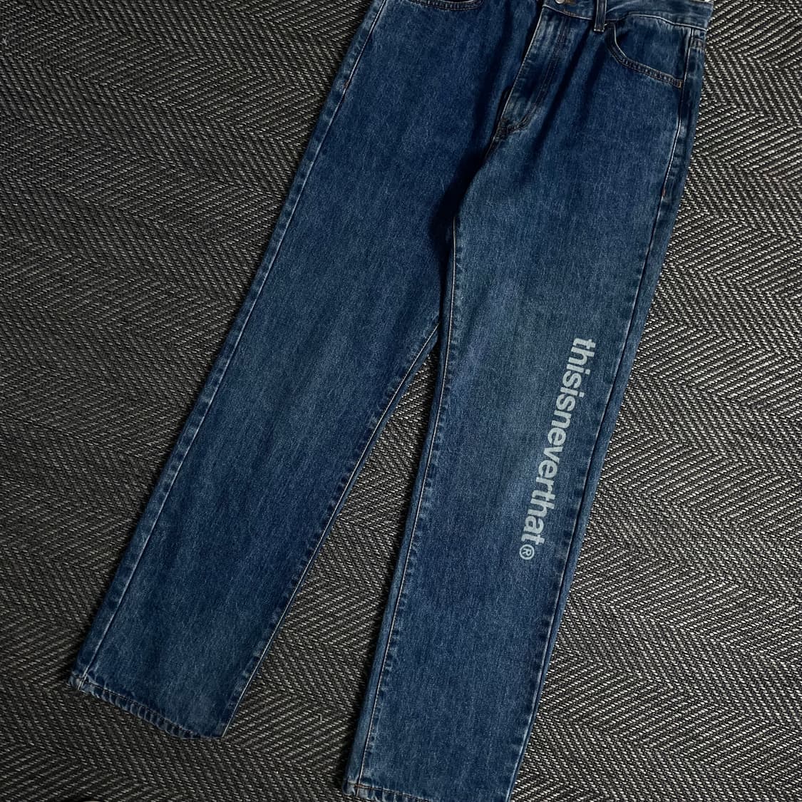 디스이즈네버댓 빅로고 레귤러 데님 팬츠y 3245 상품이미지1