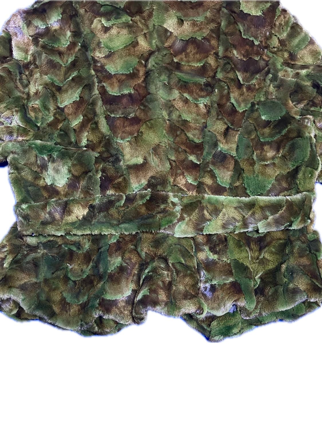 (희귀매물) 빈티지 파이톤패턴 그린 밍크퍼자켓 상품이미지7
