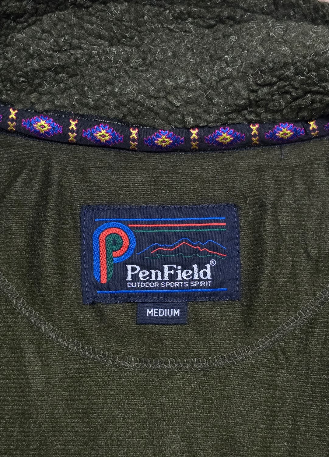 Penfield 펜필드 올리브 플리스 집업 자켓 M 상품이미지4
