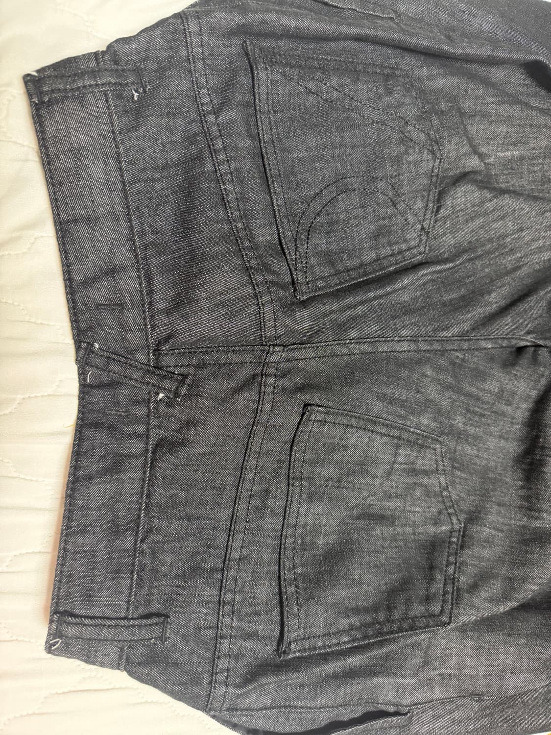 Diagonal RELAXED WIDE DENIM PANTS 상품이미지6