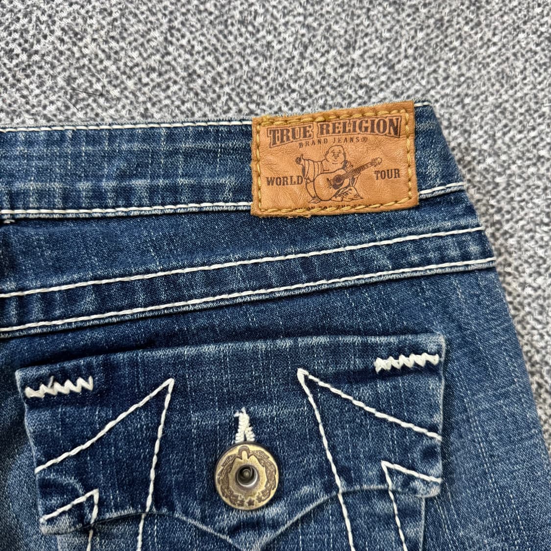 트루릴리전 화이트 스티치 부츠컷 31 상품이미지7