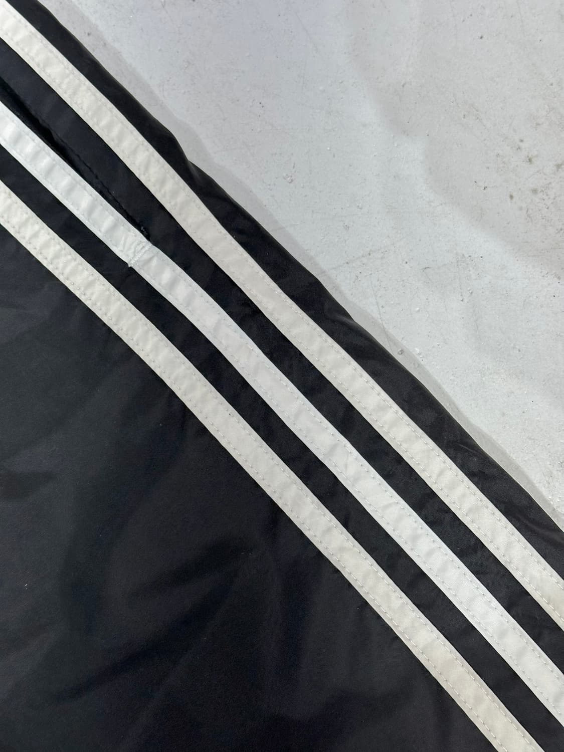 아디다스 블랙 와이드 화이트 삼선 스몰 로고 트랙 팬츠 추리닝 바지  상품이미지6