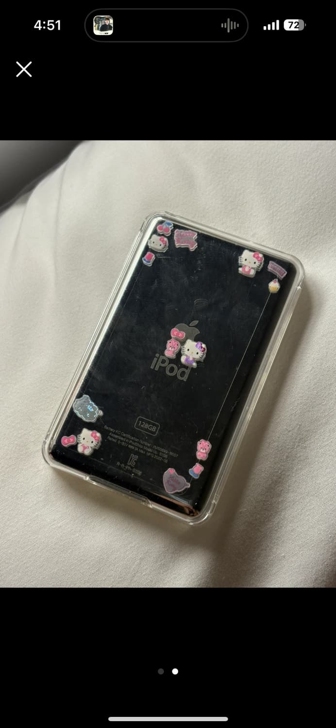 애플 아이팟 우유팟 5.5세대 128기가 상태 S급 충전기 포함 상품이미지2