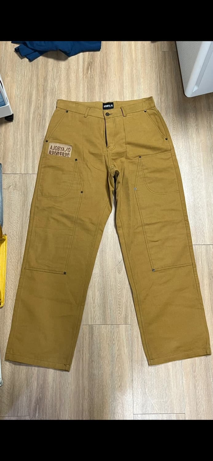 아조바이아조 캔버스 더블니 팬츠 xl 상품이미지1