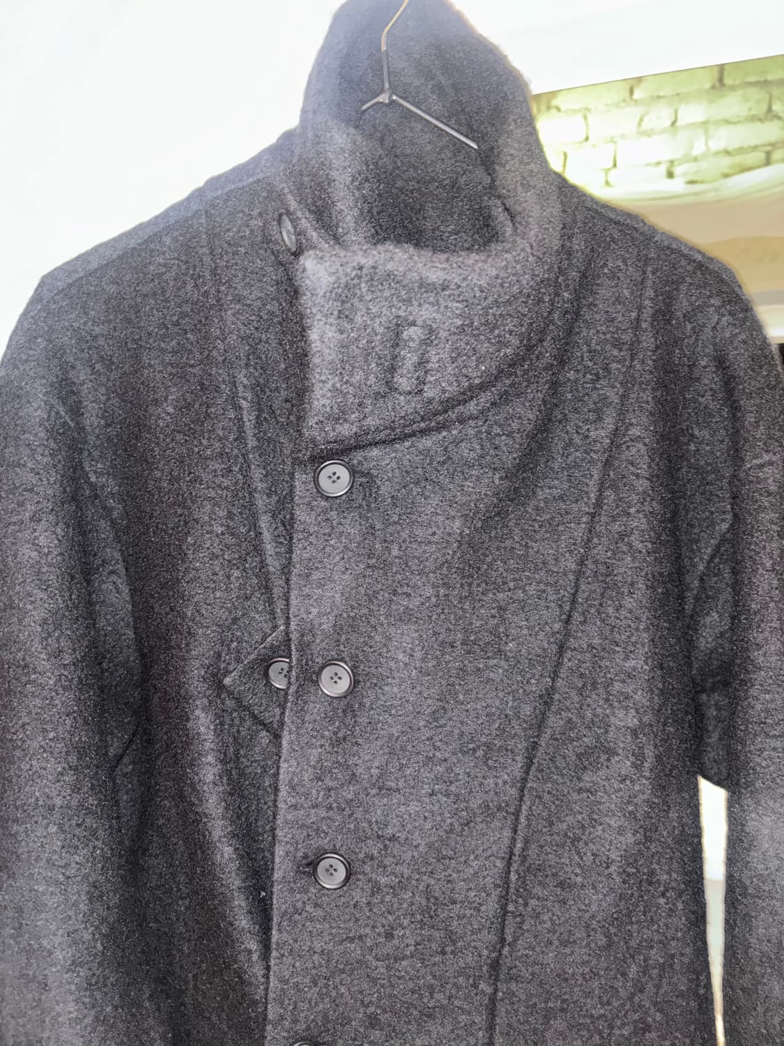 요지야마모토 레귤레이션 울 코트 상품이미지3