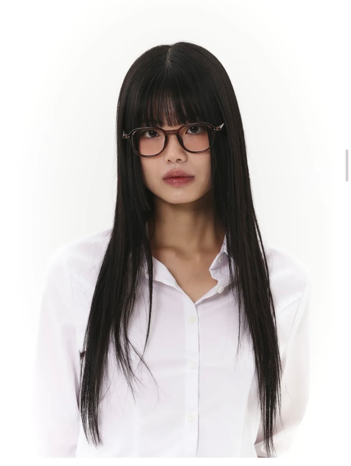 한글안경 긱시크 스퀘어 브라운 상품이미지1