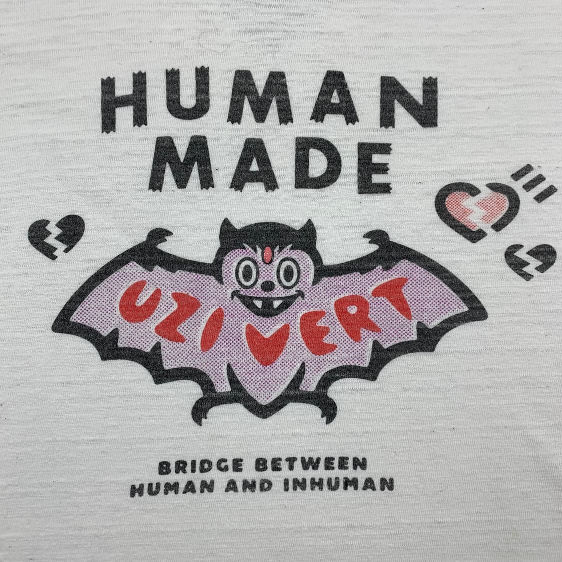 휴먼메이드 x 릴 우지 버트 그래픽 반팔 티셔트 화이트 상품이미지2