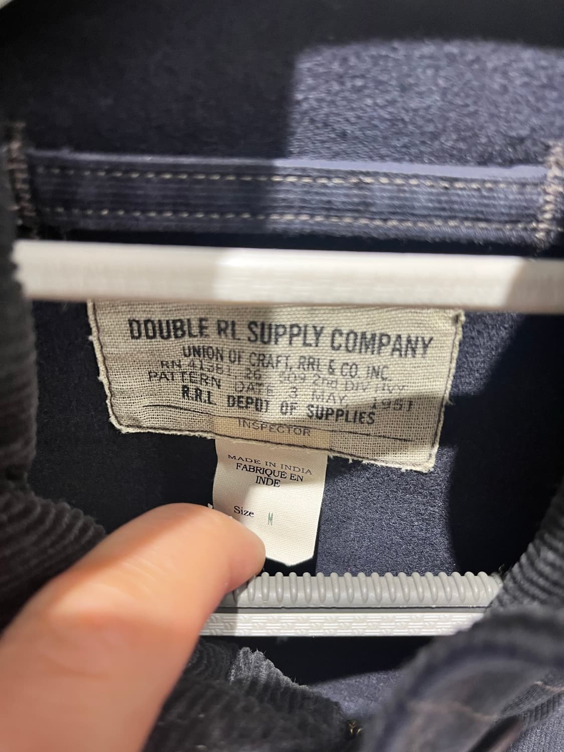 RRL 더블알엘 네이비 덱자켓 상품이미지3