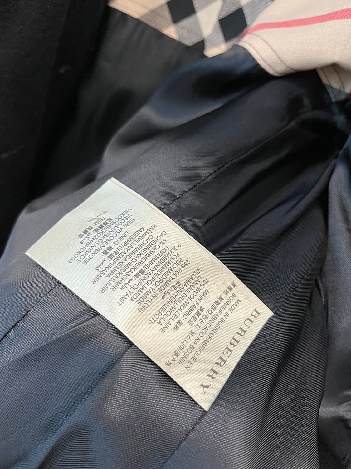 여) 버버리 브릿 캐시미어 코트 상품이미지6