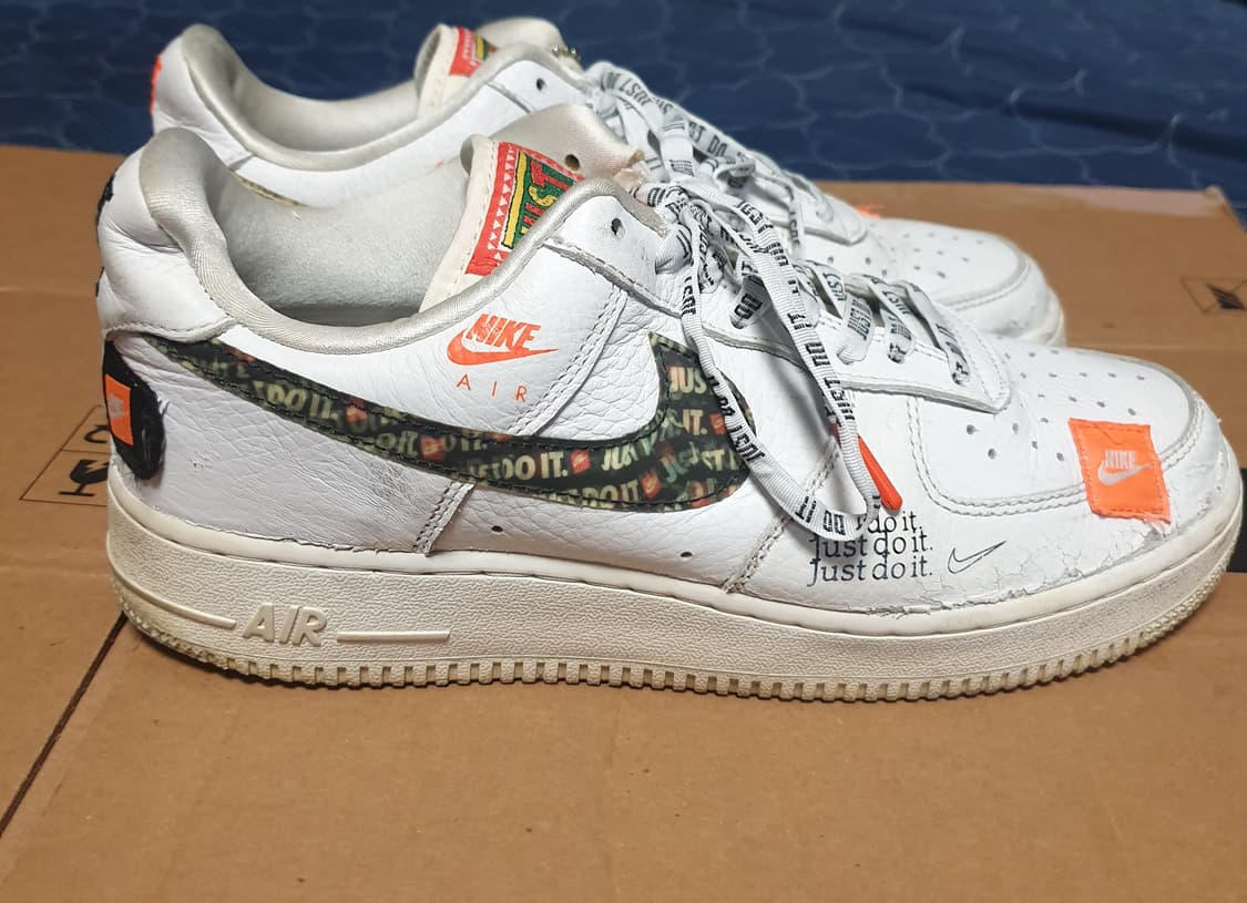 (단종매물) 나이키 에어포스1 로우 저스트두잇 팩 화이트 (260) 상품이미지3