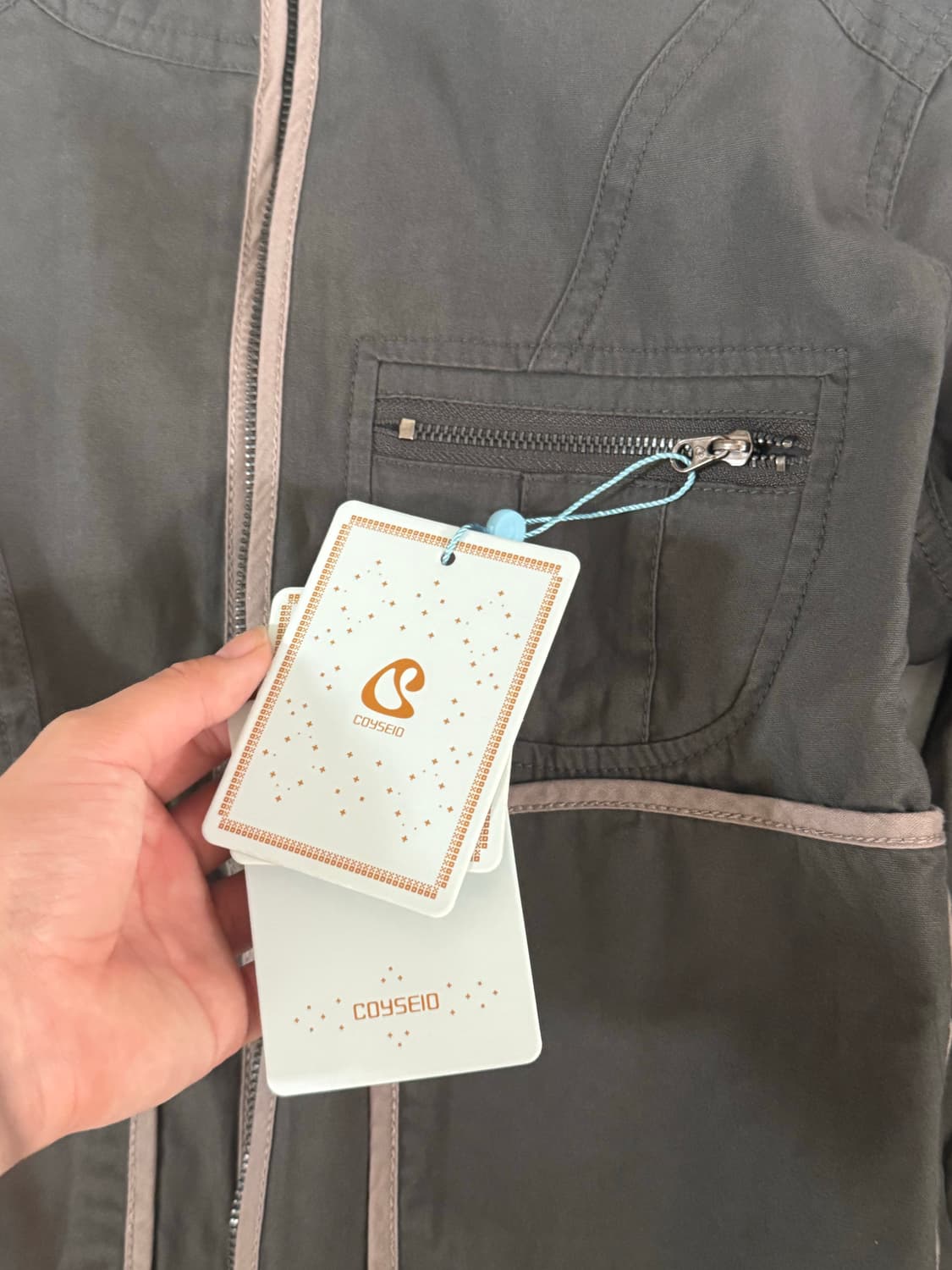 코이세이오 바인딩 코튼자켓 퍼플브라운 상품이미지3