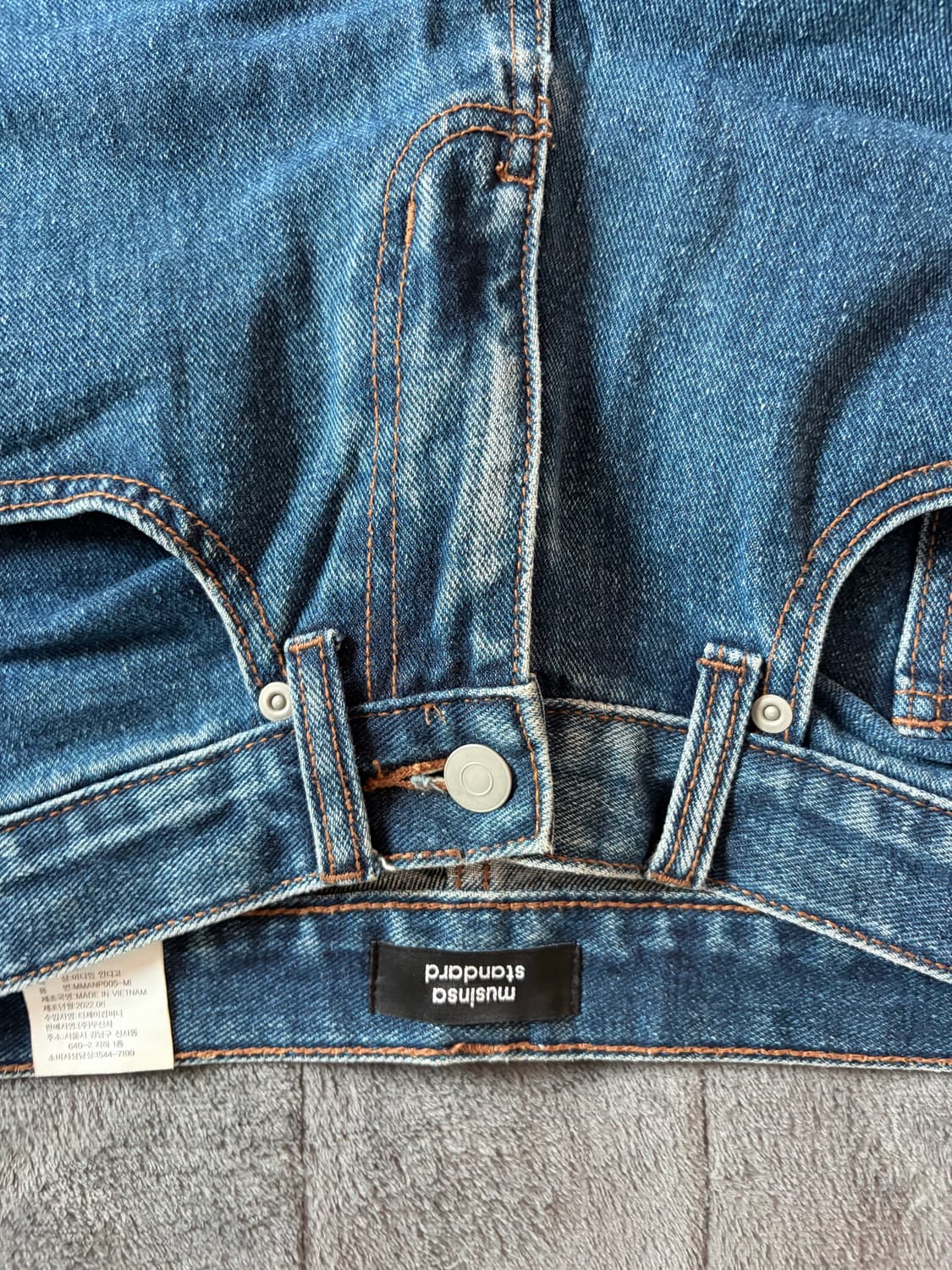 무탠다드 스트레이트 데님팬츠 상품이미지1