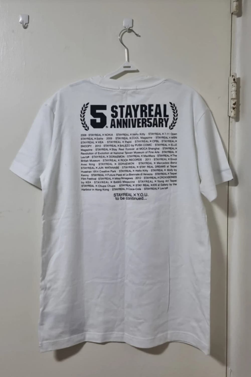 스테이리얼 5주년 기념 반팔티 상품이미지2