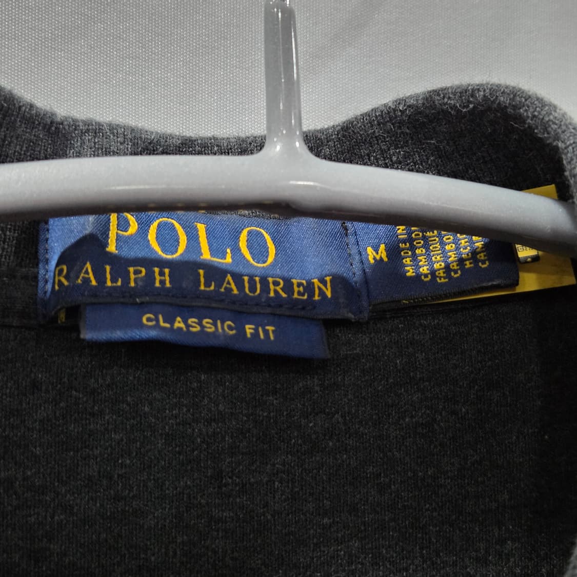 폴로랄프로렌 코튼 카라티 다크그레이 M 상품이미지3