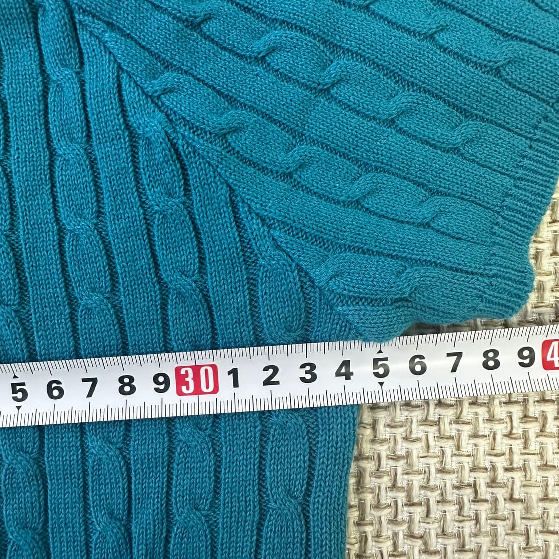 실측확인 빈티지 여자 반팔 니트 0415D 상품이미지5