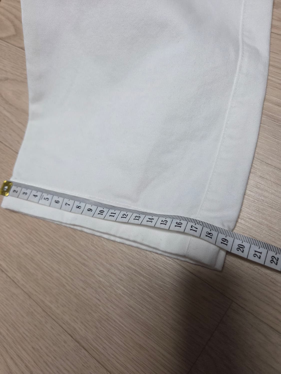LACOSTE 화이트진 데님 팬츠 치노 오피서 라코스테  상품이미지8