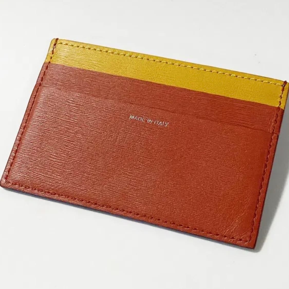 [정품] 폴스미스 로고 멀티컬러블록 소가죽 카드지갑 상품이미지6