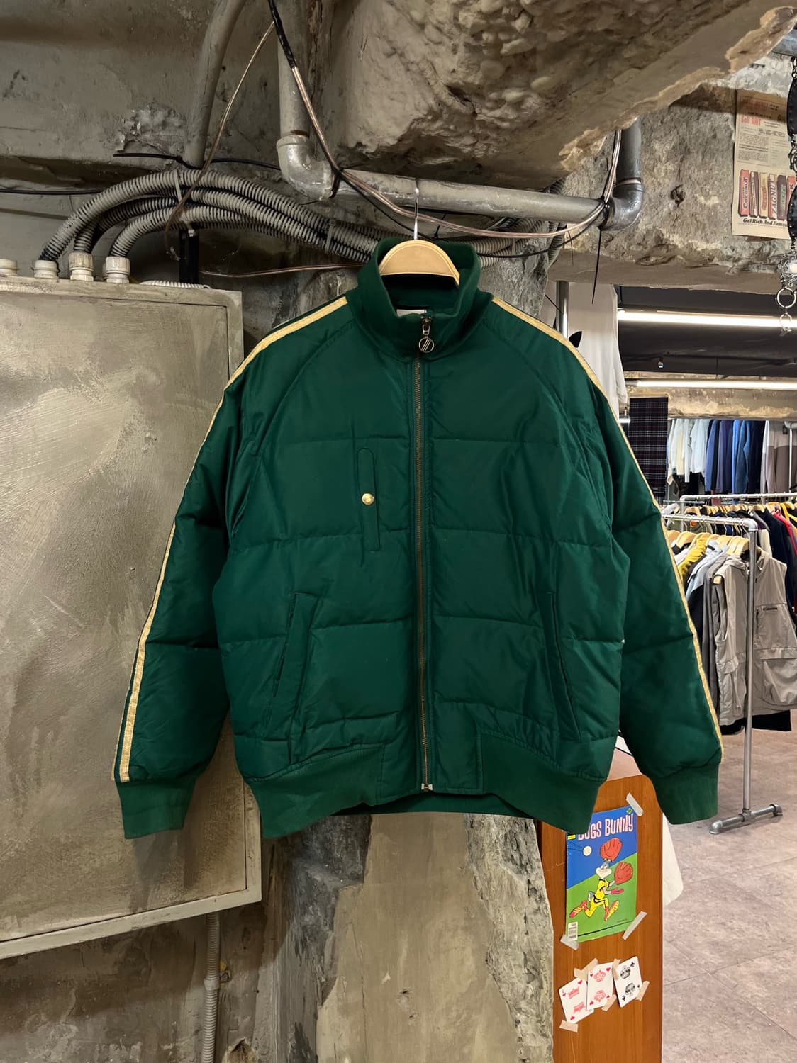 아디다스 올드스쿨 덕다운 패딩 자켓 그린 95 #csz2637 상품이미지1