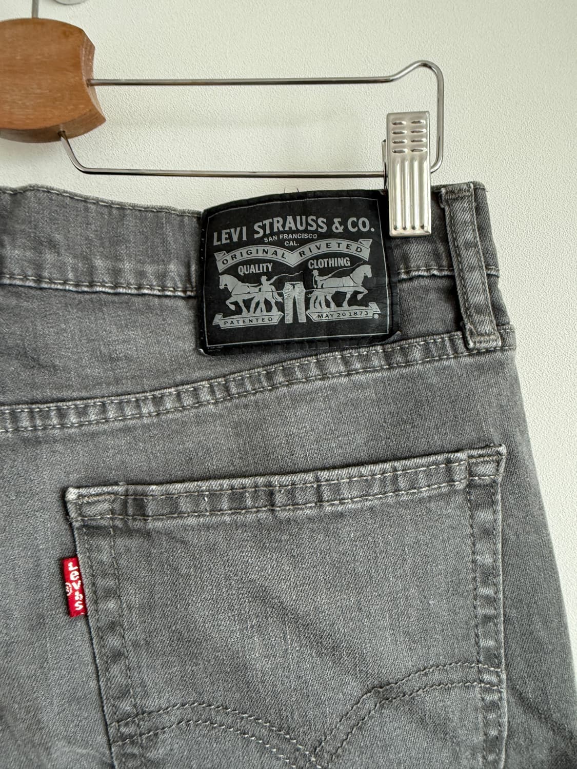 리바이스(Levi's) 그레이 데님 팬츠 상품이미지5