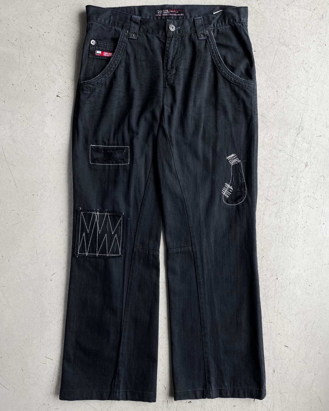 푸부 데미지드 디테일 데님 팬츠 상품이미지3