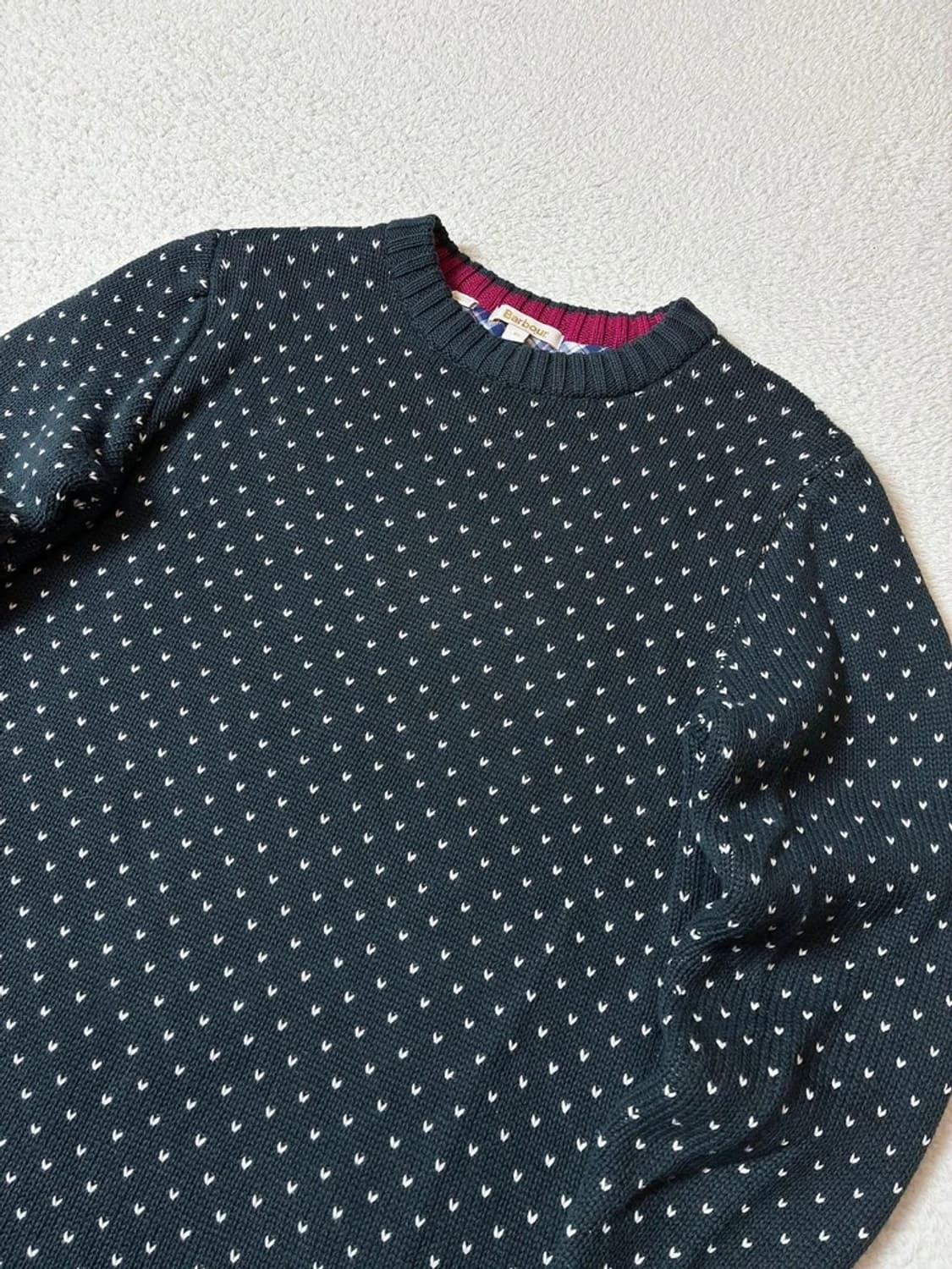 바버 Barbour 클래식 버드아이 니트 PN7319 상품이미지2