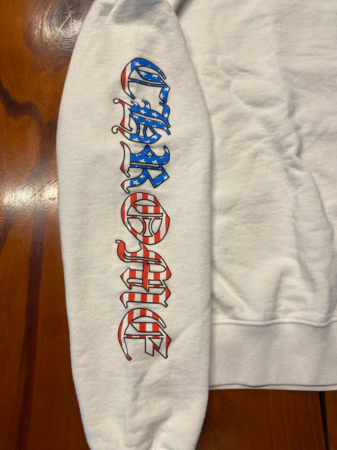 크롬하츠 매티보이 성조기 맨투맨 사이즈 xs 상품이미지3