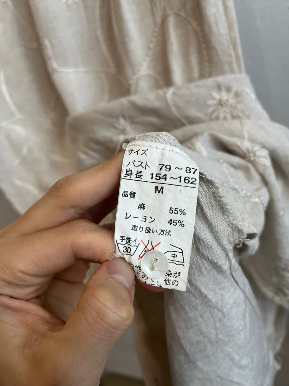 pyumosso 자수 비딩 린넨 블렌디드 원피스 Made in INDIA 상품이미지8