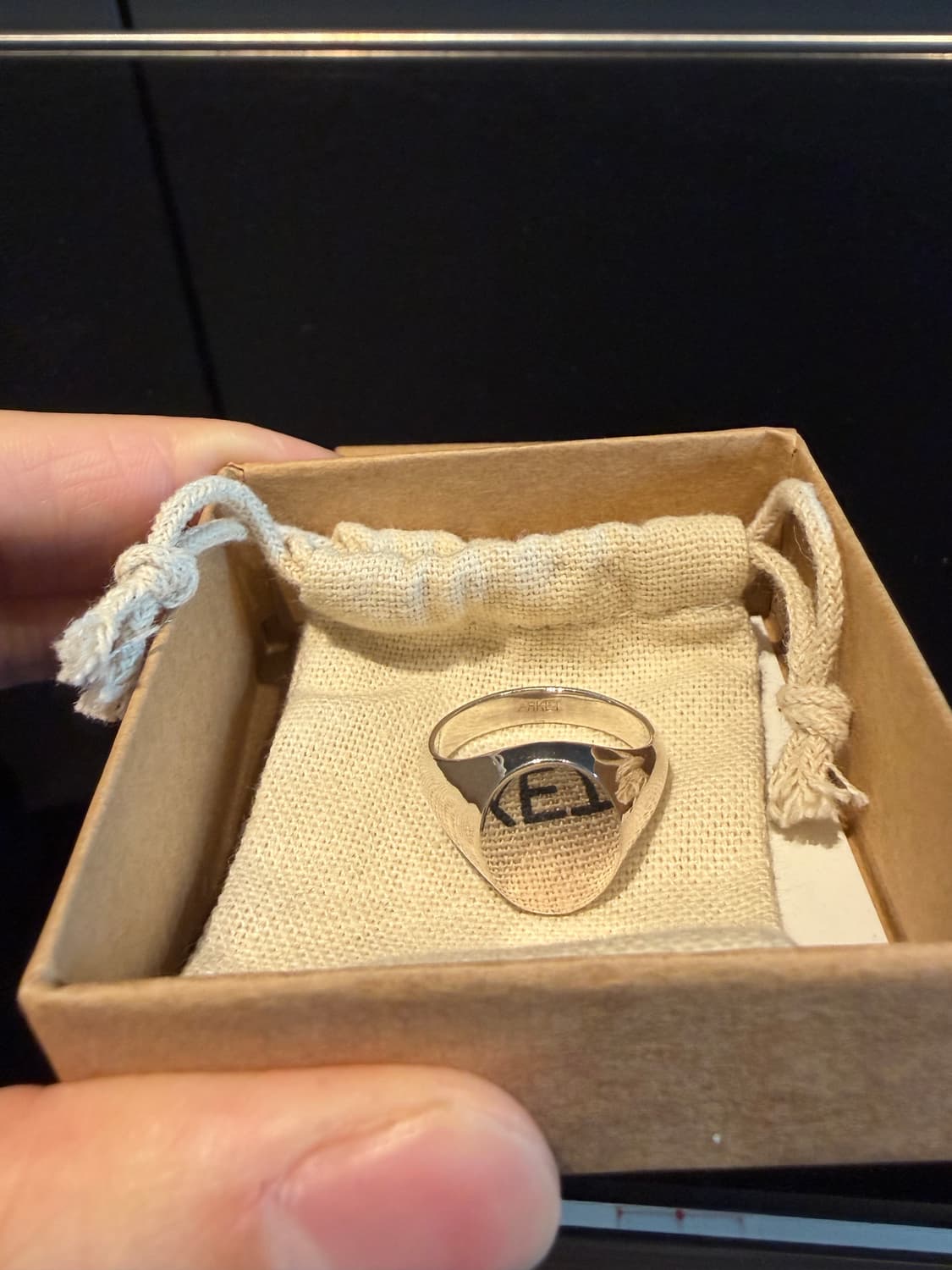 아르켓 스털링실버 시그넷링 M사이즈 (새상품) 상품이미지3