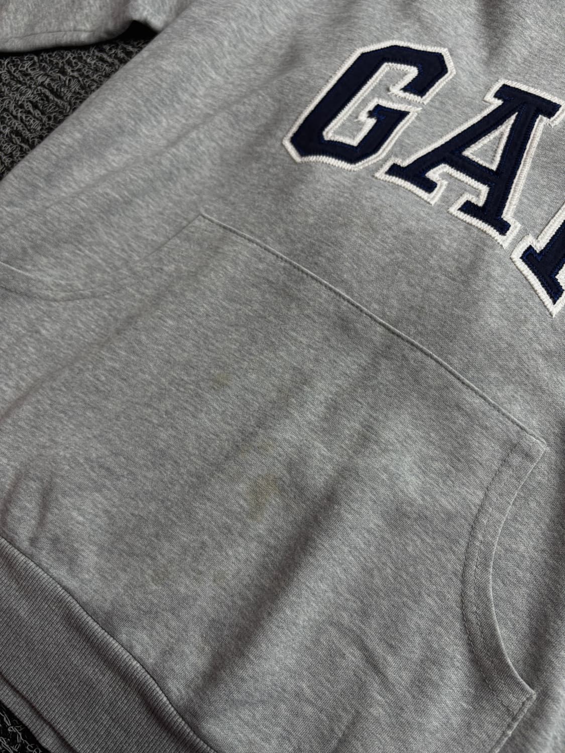 갭 빅로고 미니멀 박시핏 후드 티셔츠 1444 상품이미지4