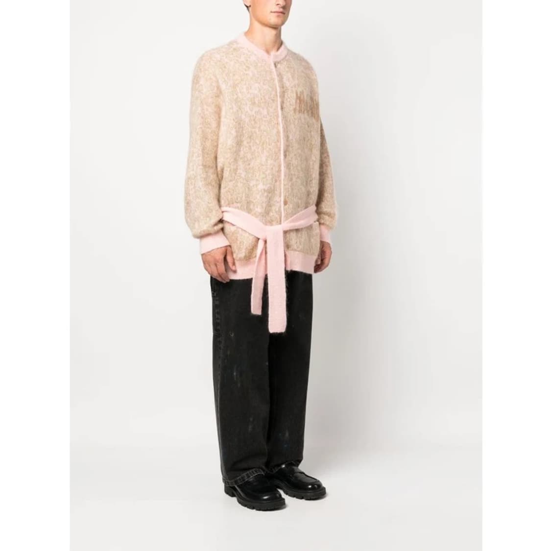 마리아노 레오파드 베이비핑크 가디건  상품이미지4