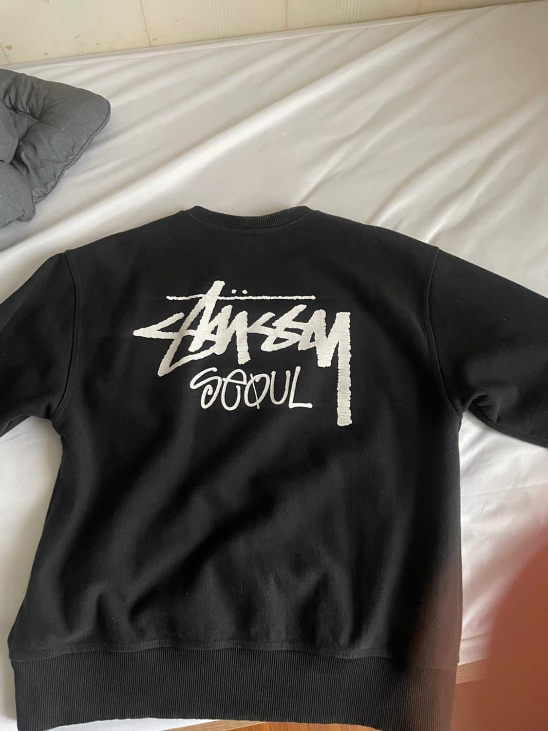 스투시 서울 맨투맨 블랙L 상품이미지2