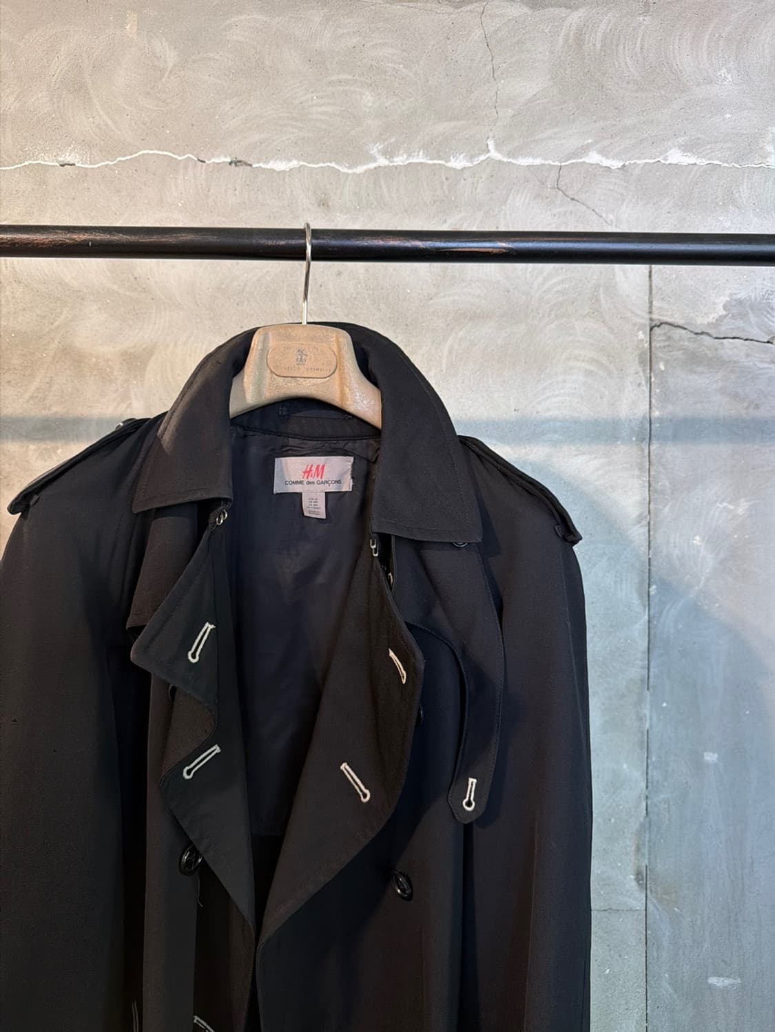 H&M X 꼼데가르송 트렌치 코트 55~66 상품이미지7