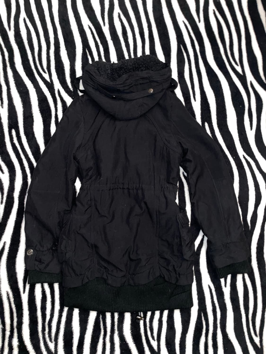 블랙 롱 코트 자켓 상품이미지2