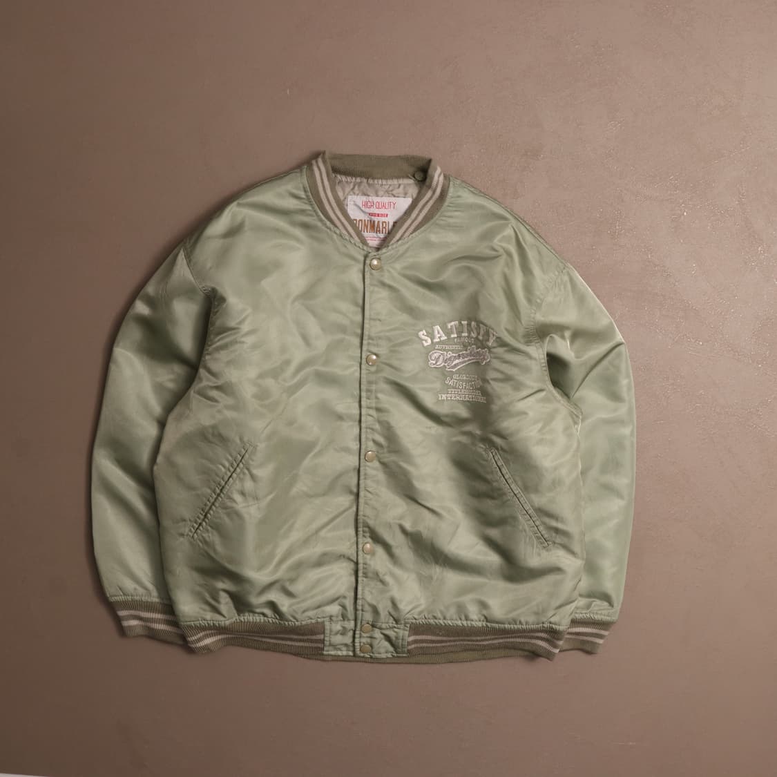 일본빈티지 빅로고 스타디움 자켓 A1552 상품이미지1