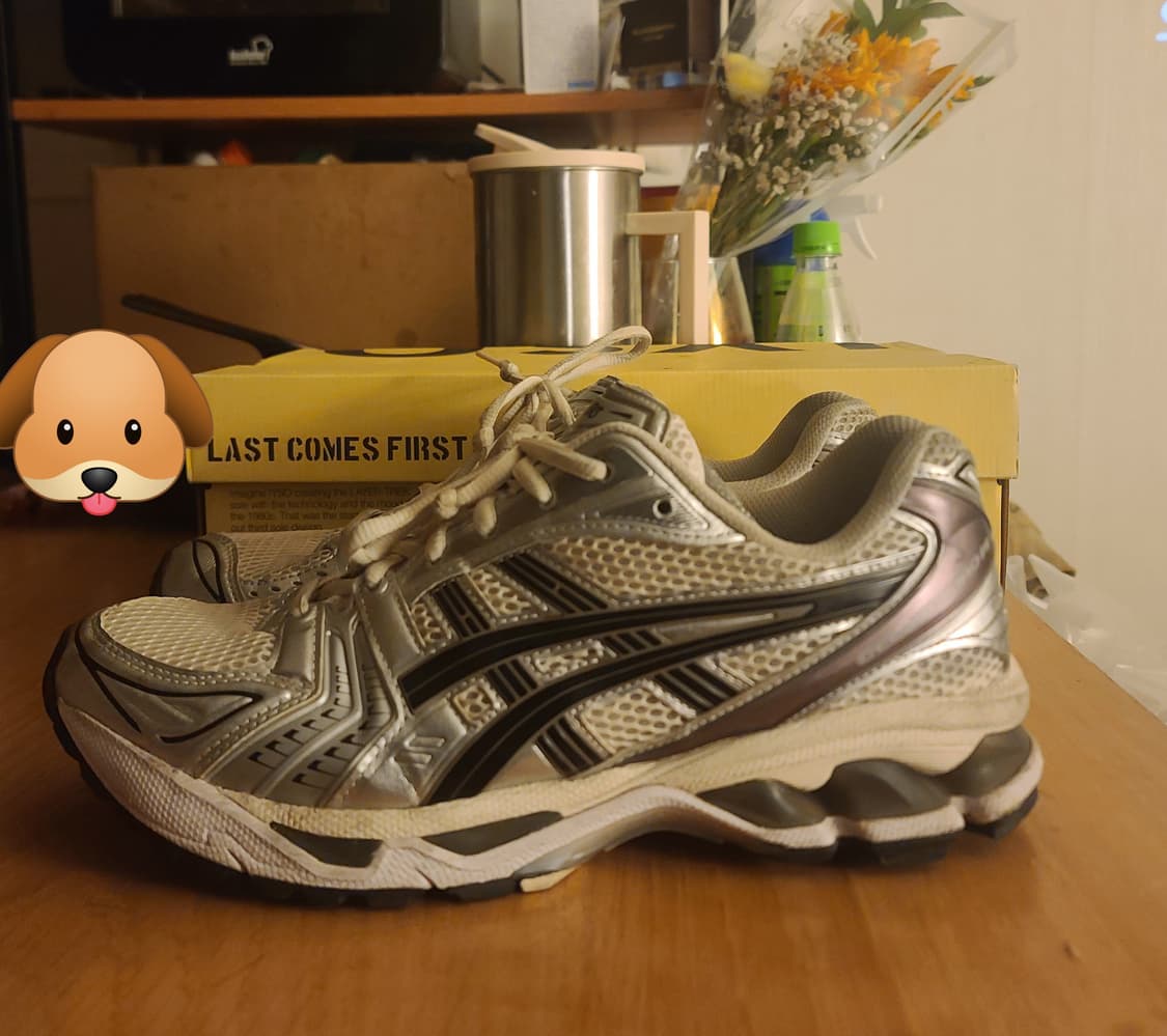 아식스 젤카야노14 크림블랙 265 황금사이즈+밑창보강 상품이미지1