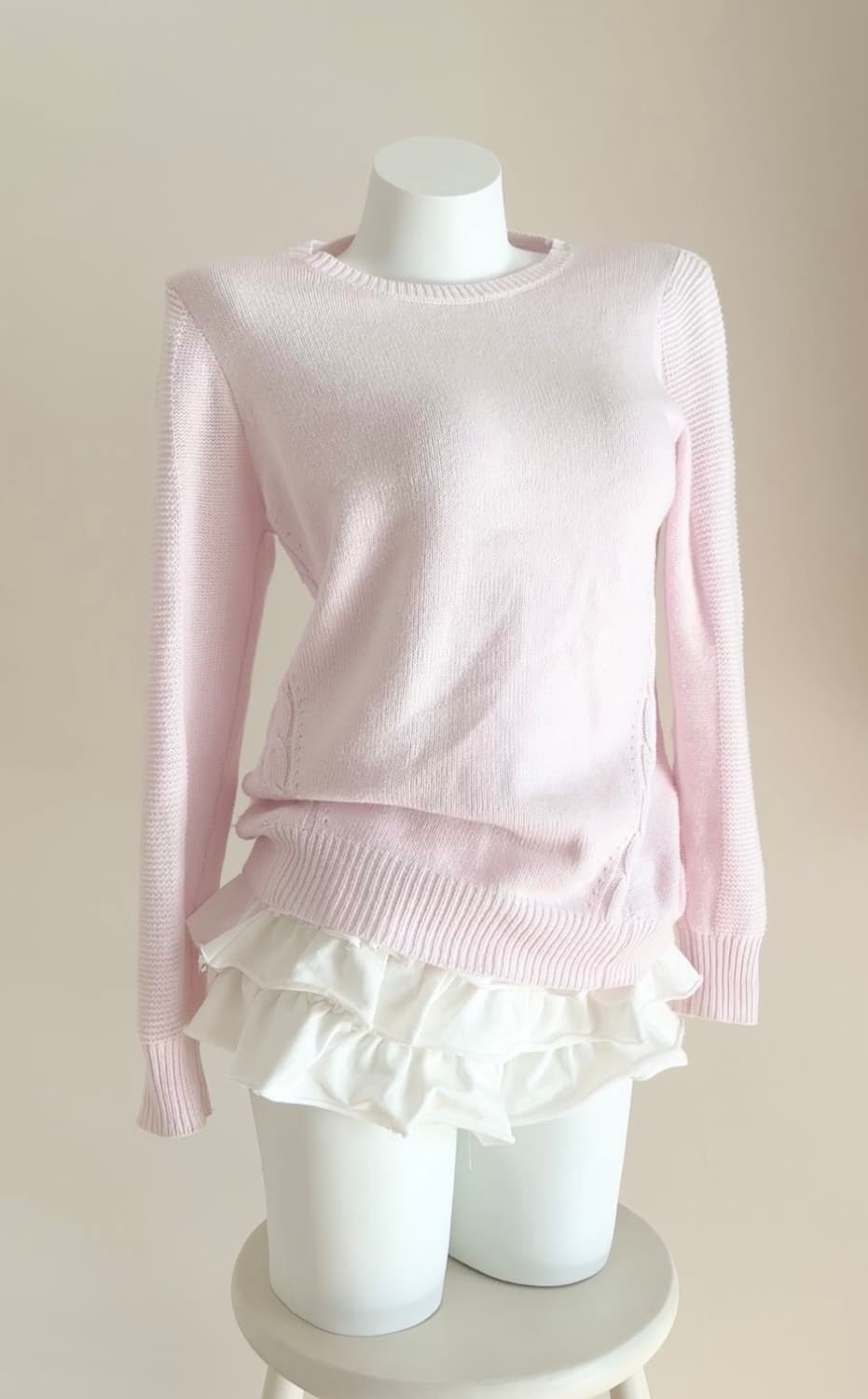 쿨핑 니트 연핑크 히메갸루 러블리 달천깔 상품이미지1