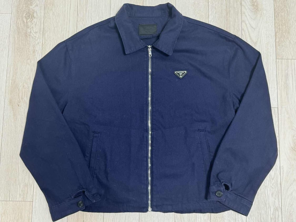 프라다 데님 집업 자켓 상품이미지1