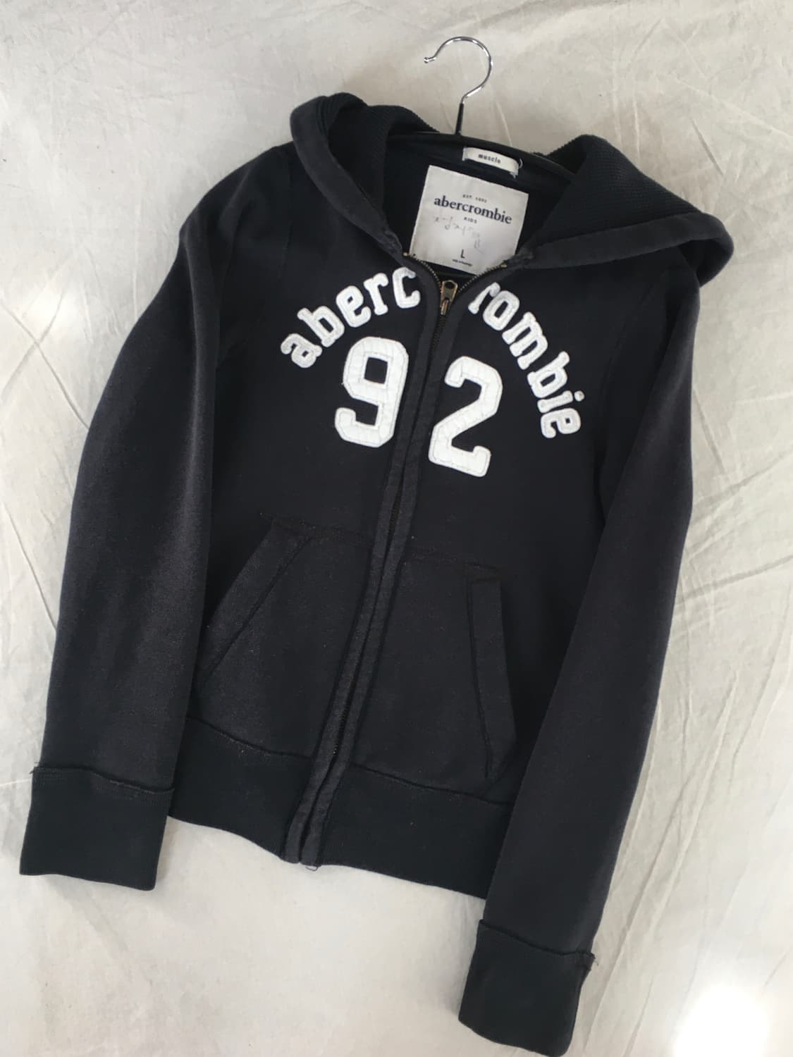 아베크롬비 넘버로고 후드집업 상품이미지3