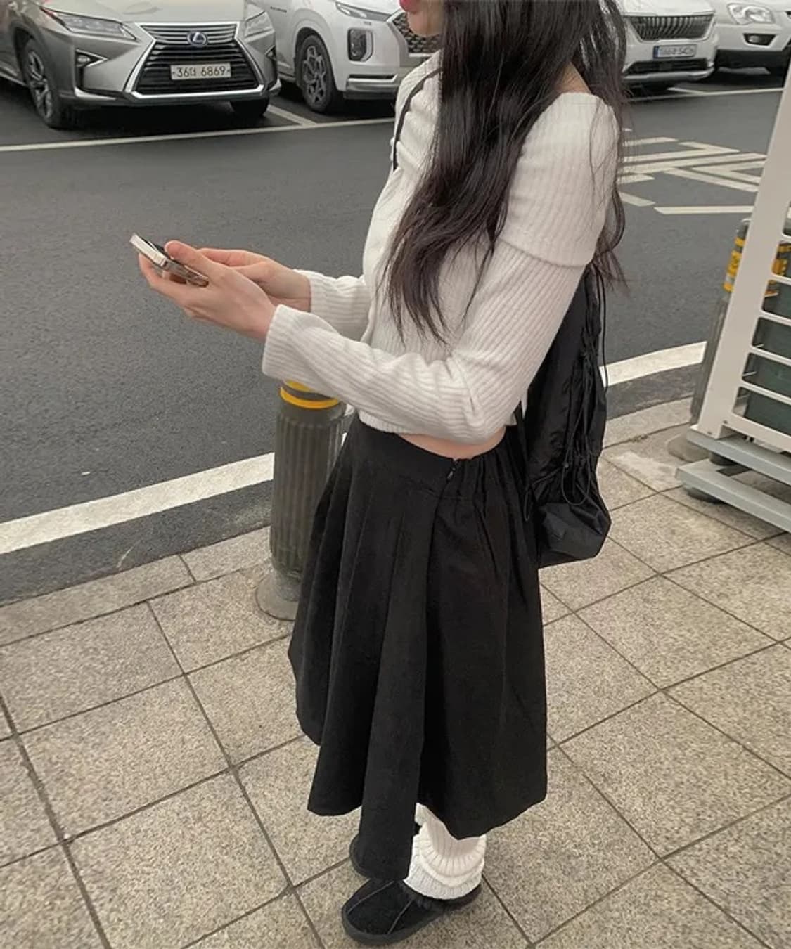 애니원모어 플리츠 스커트 상품이미지1