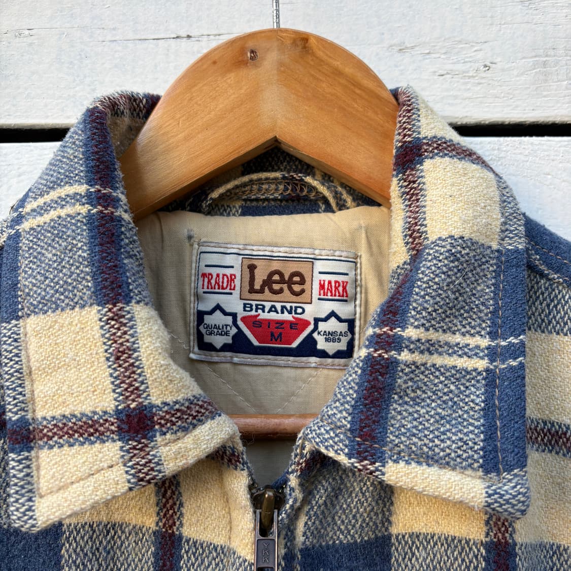 Lee 리 울 체크 워크자켓 상품이미지3