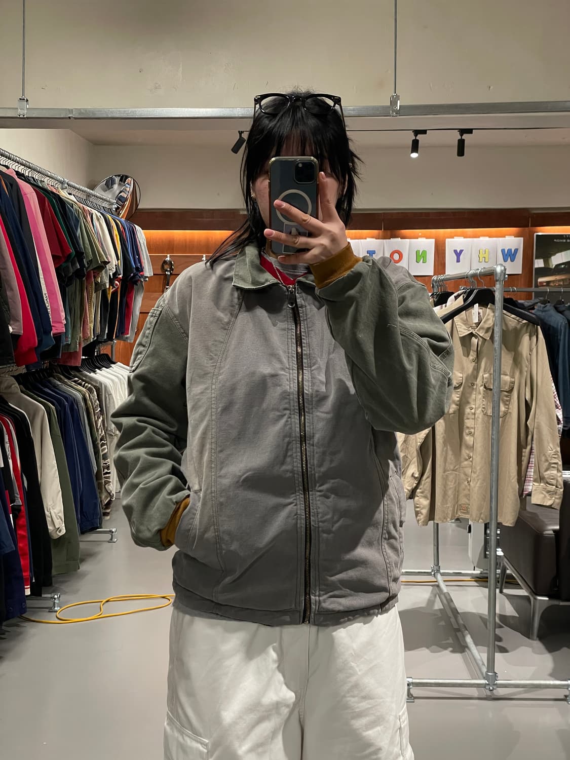 빈티지 리메이크 워크자켓 상품이미지1