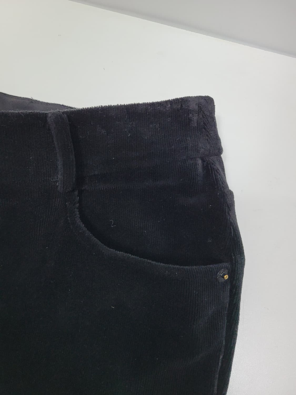 ZOOC 23FW 주크 스판 코듀로이 팬츠 / 여 55 (67-94)블랙 상품이미지4