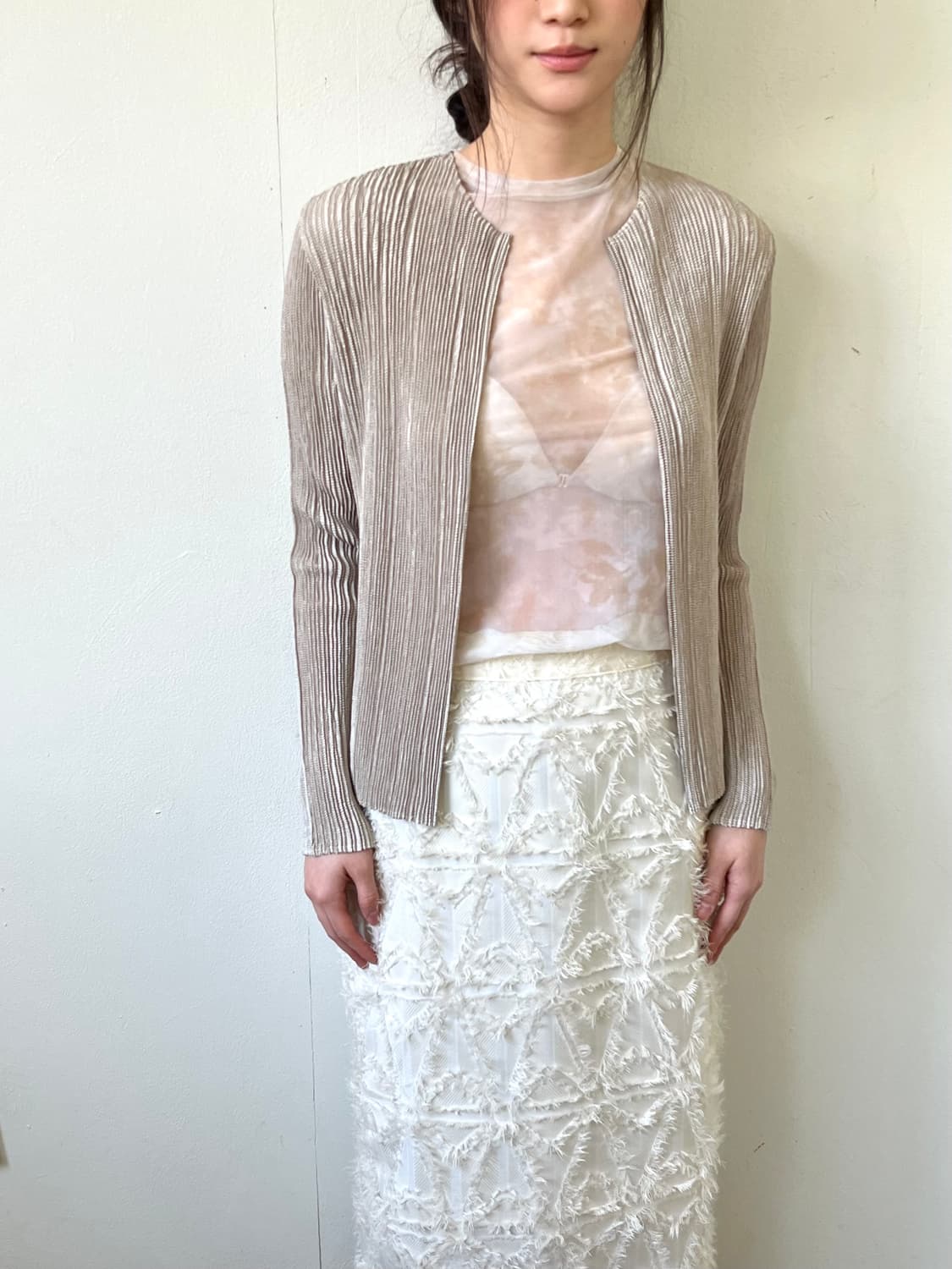 GU 오로라 시스루 탑 상품이미지8