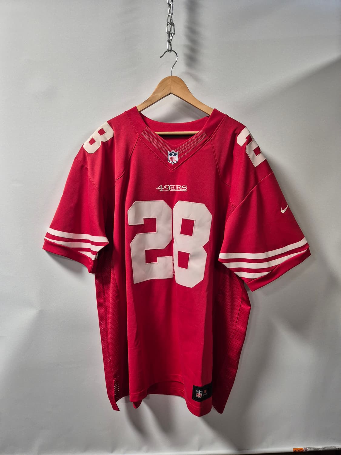 *무료배송*나이키 NFL 49ers Hyde28 유니폼 2XL(상태A급) 상품이미지1