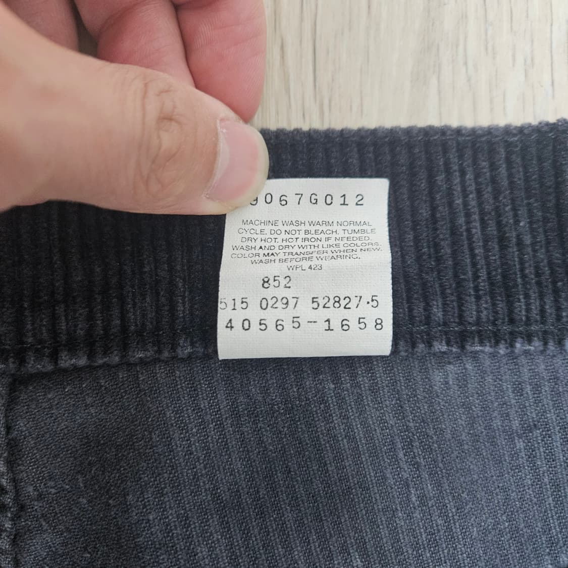 90s 리바이스 565 코듀로이 퍼플 상품이미지4