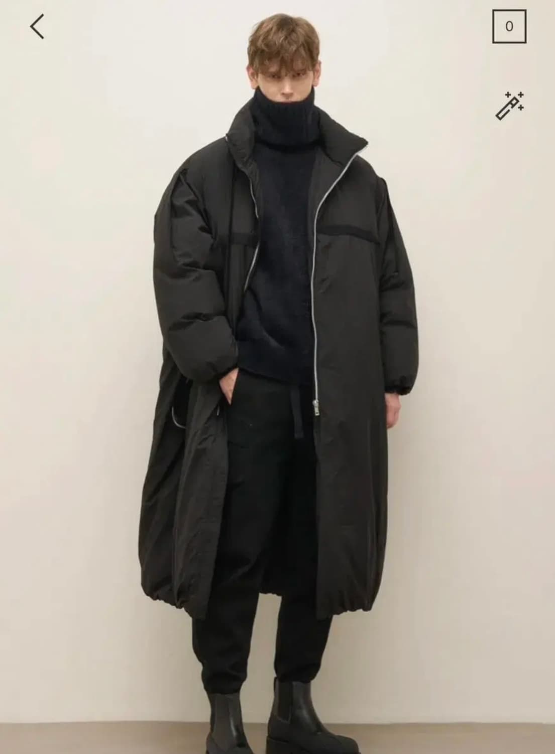 시스템 구스 다운 점퍼 상품이미지1