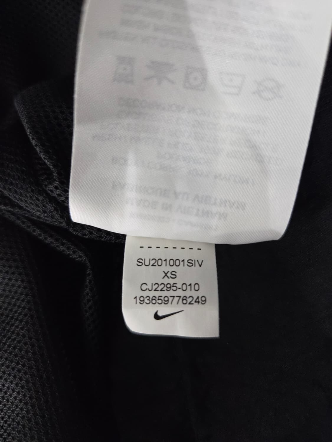 나이키 우먼스 우븐 후드 바람막이 블랙/핑크 상품이미지9