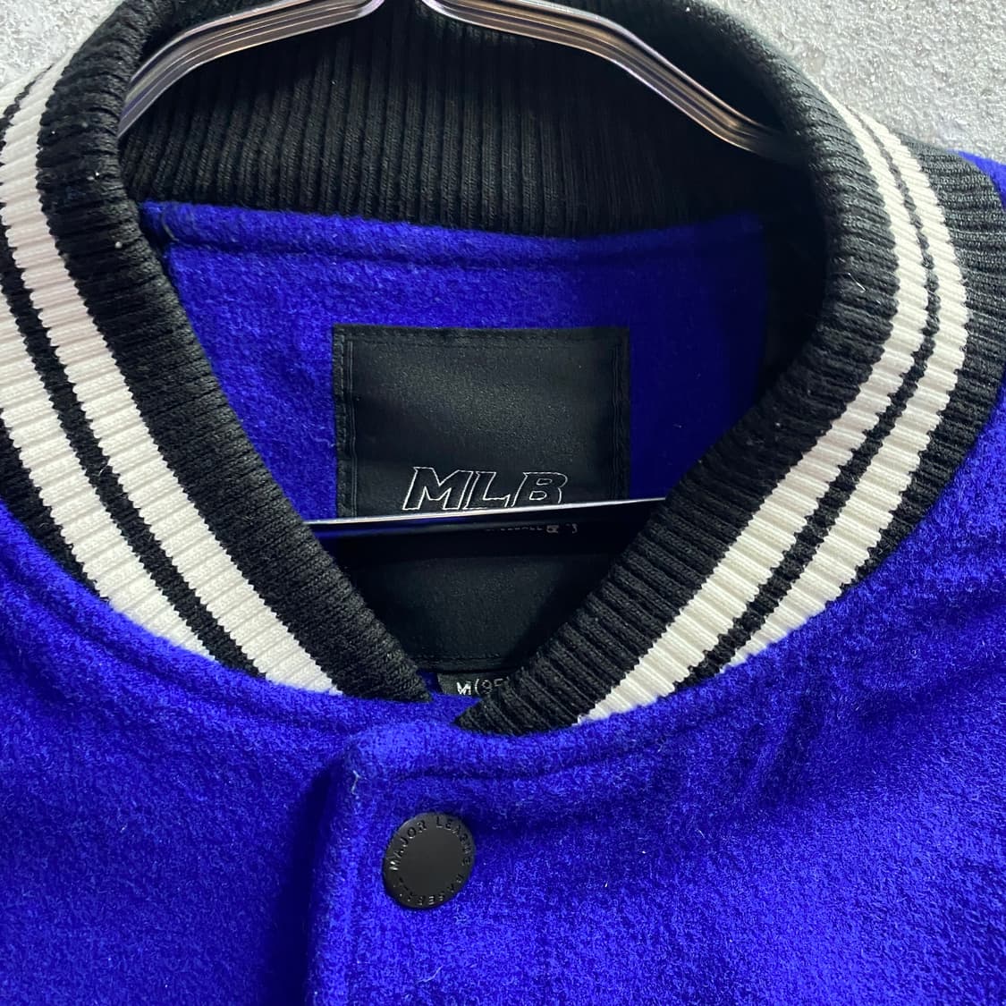 MLB 빅로고 모직 바시티 자켓 B3206 상품이미지3