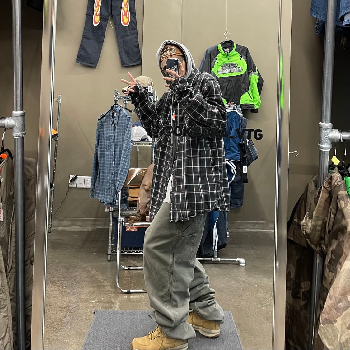 디키즈 체크셔츠 상품이미지4