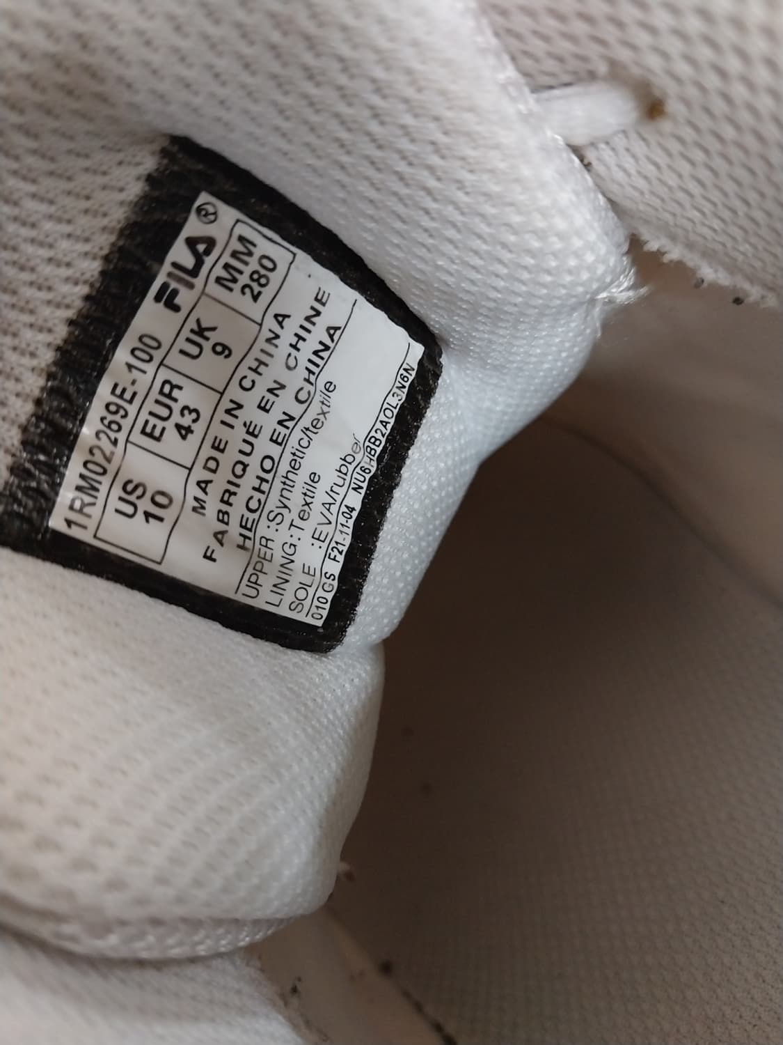 남성 휠라 트라조러스 스니커즈, 운동화 (280) 상품이미지9